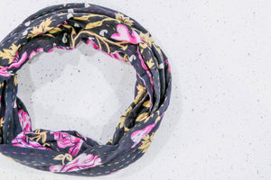 Kantha Infinity Scarf