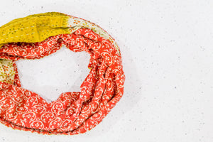 Kantha Infinity Scarf