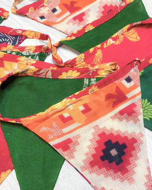 Saree Triangle Banner | Christmas