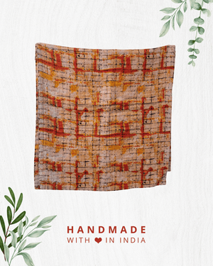 Kantha Mini Throw Blanket