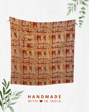 Kantha Mini Throw Blanket