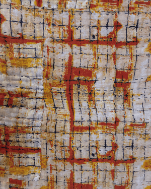 Kantha Mini Throw Blanket