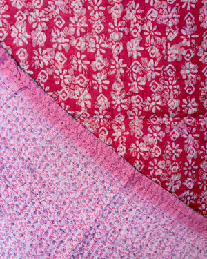 Kantha Throw Blanket