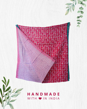 Kantha Throw Blanket