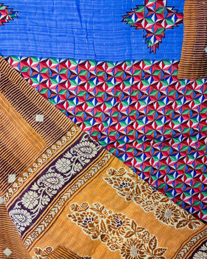 Kantha Throw Blanket