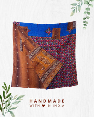 Kantha Throw Blanket