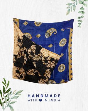 Kantha Throw Blanket