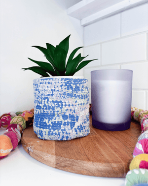 Vintage Kantha Basket | 4 in