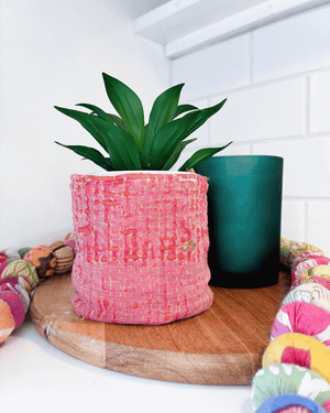 Vintage Kantha Basket | 4 in