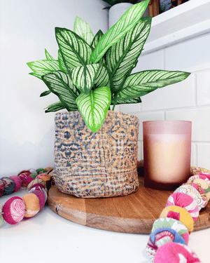 Vintage Kantha Basket | 5 in