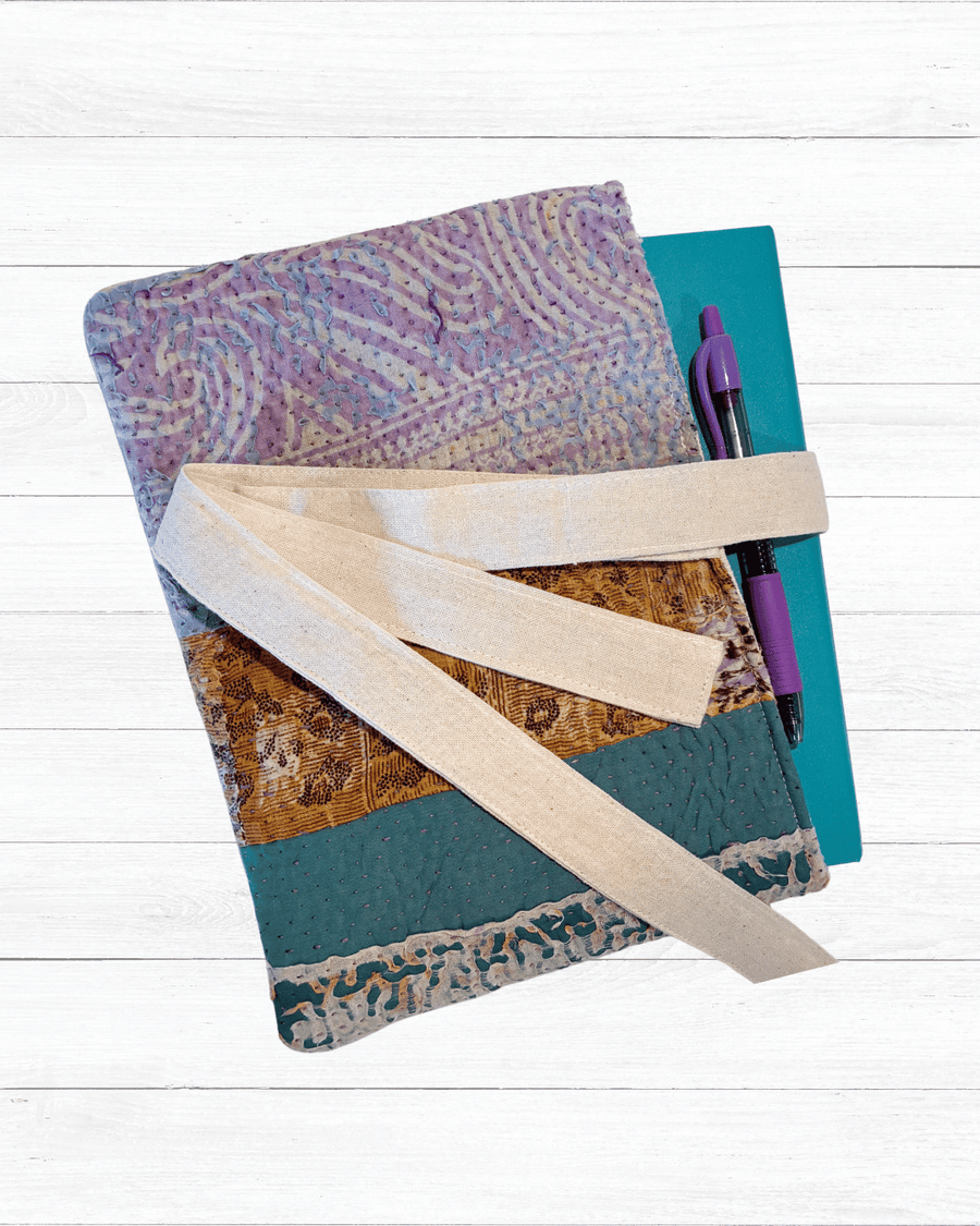 Vintage Kantha Book Cover