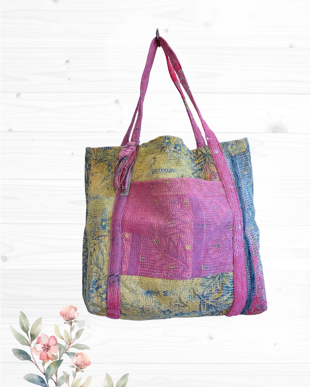 Vintage Kantha Bag