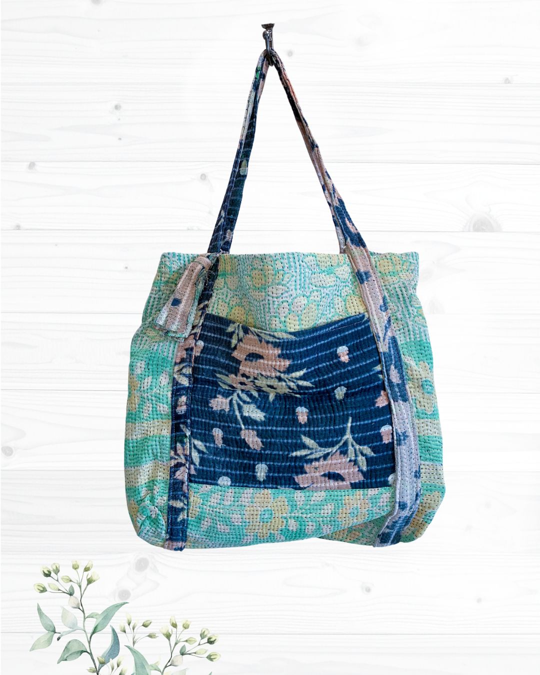 Vintage Kantha Bag