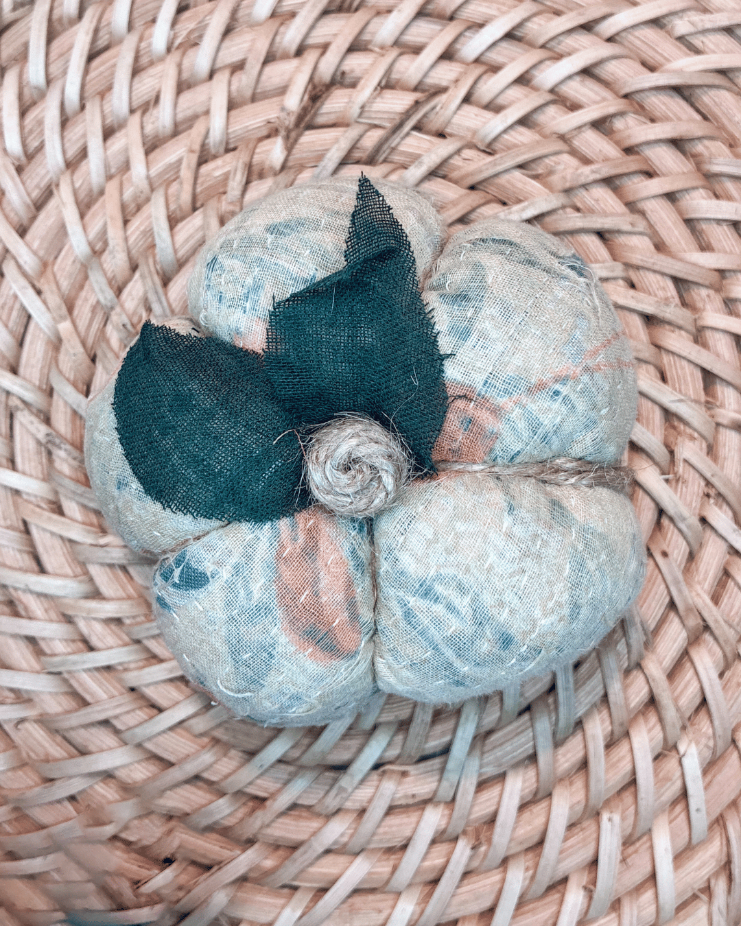 Vintage Kantha Pumpkin | Small