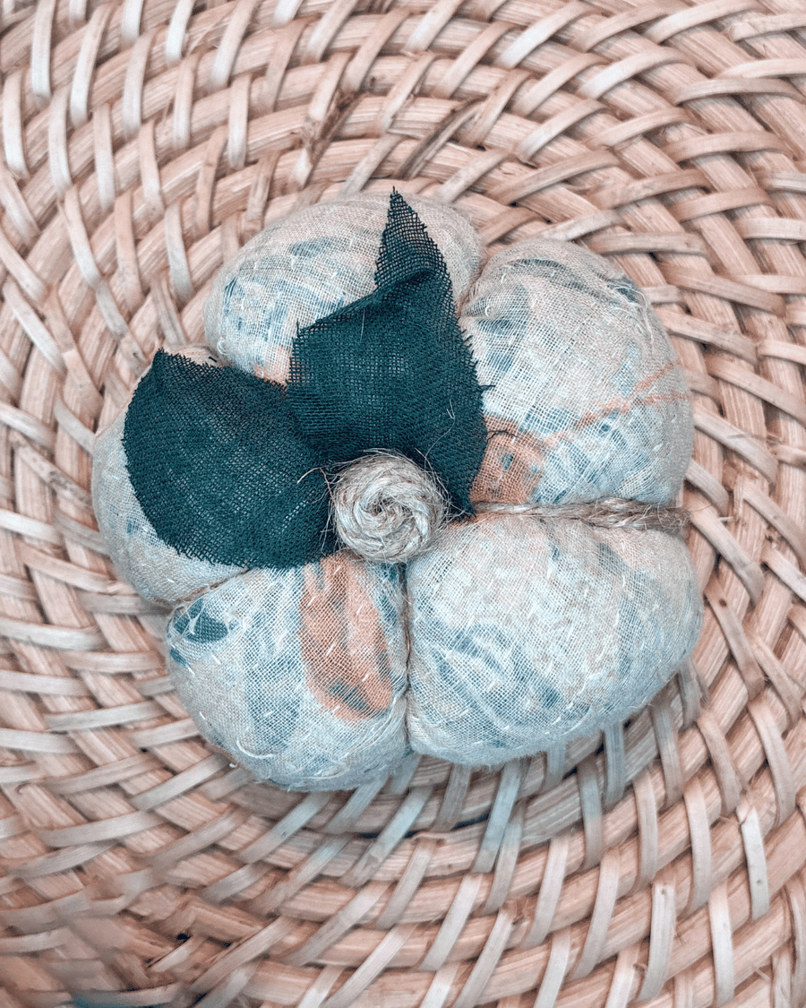 Vintage Kantha Pumpkin | Small