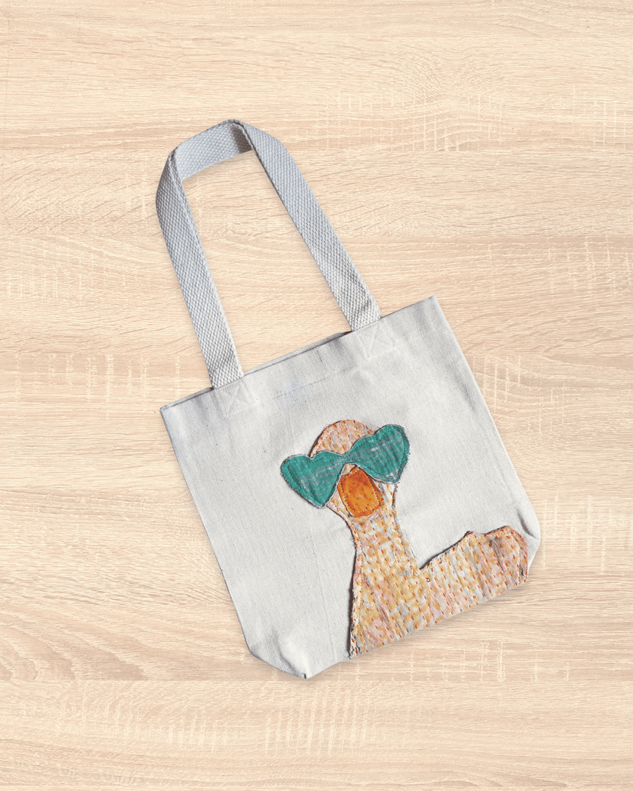 Mini Vintage Kantha Tote | Duckling