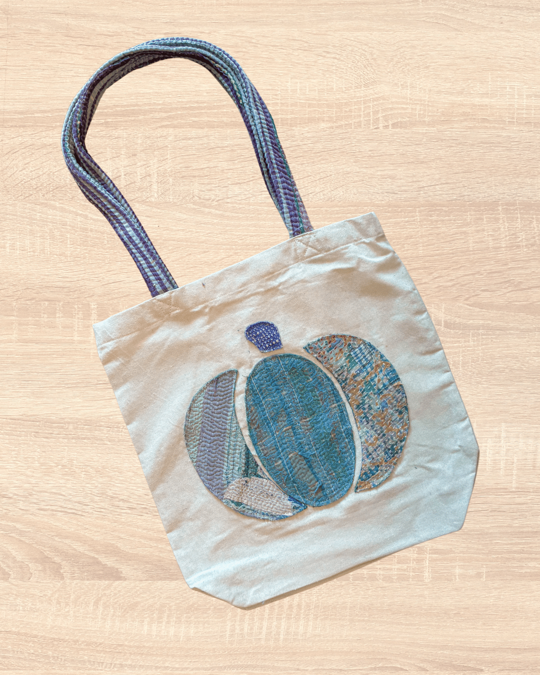 Vintage Kantha Tote | Pumpkin