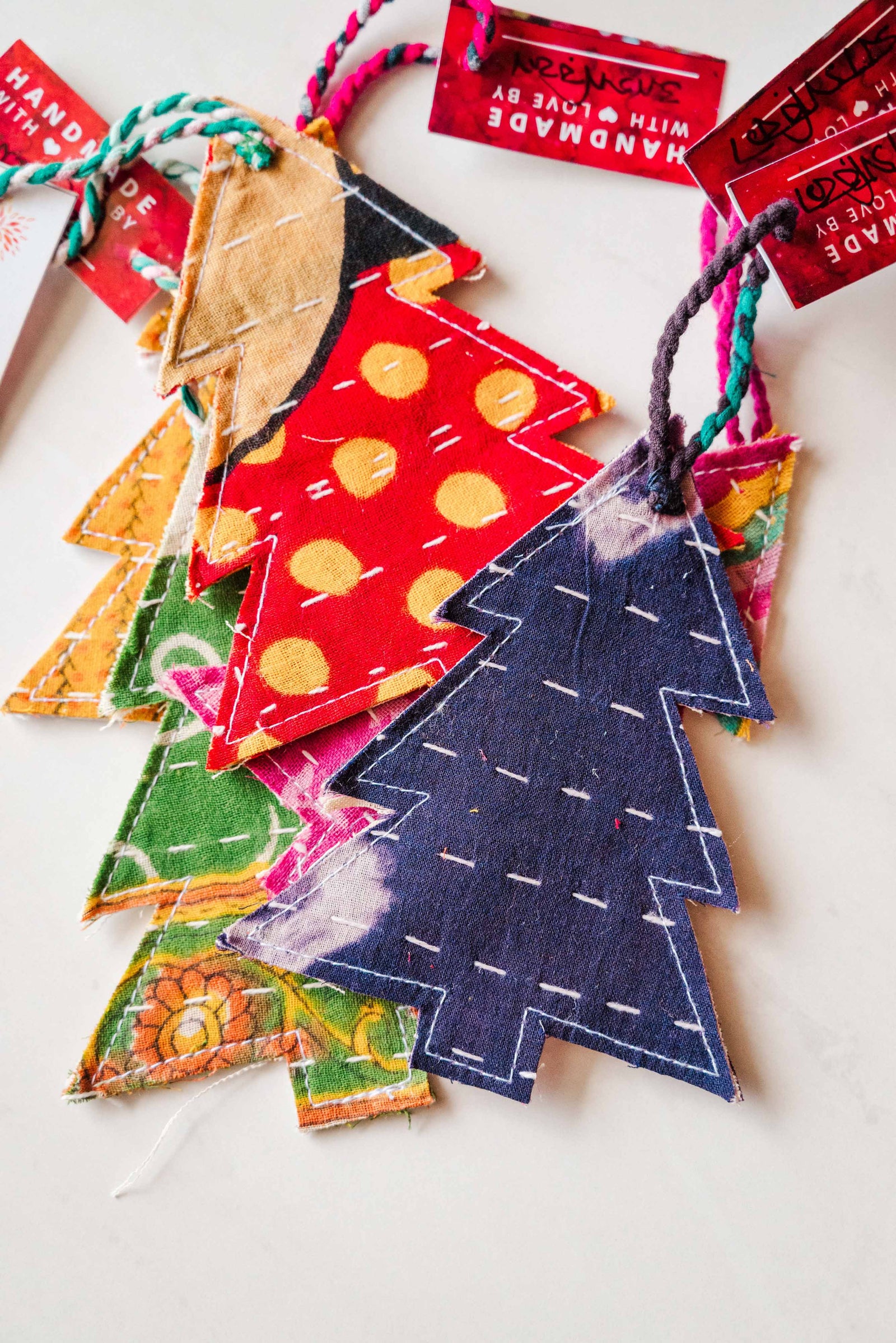 Kantha Christmas Ornaments | Tree