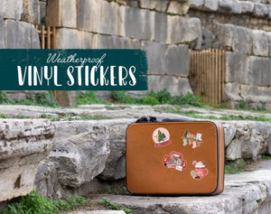 Christmas Mug | Clear Vinyl Sticker - Asha Project Kantha - Saree - Handmade