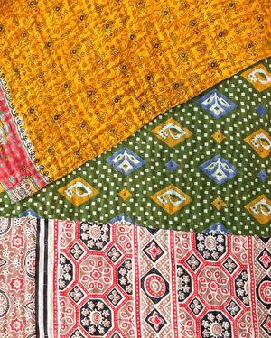 Hope Quilt - Asha Project Kantha - Saree - Handmade