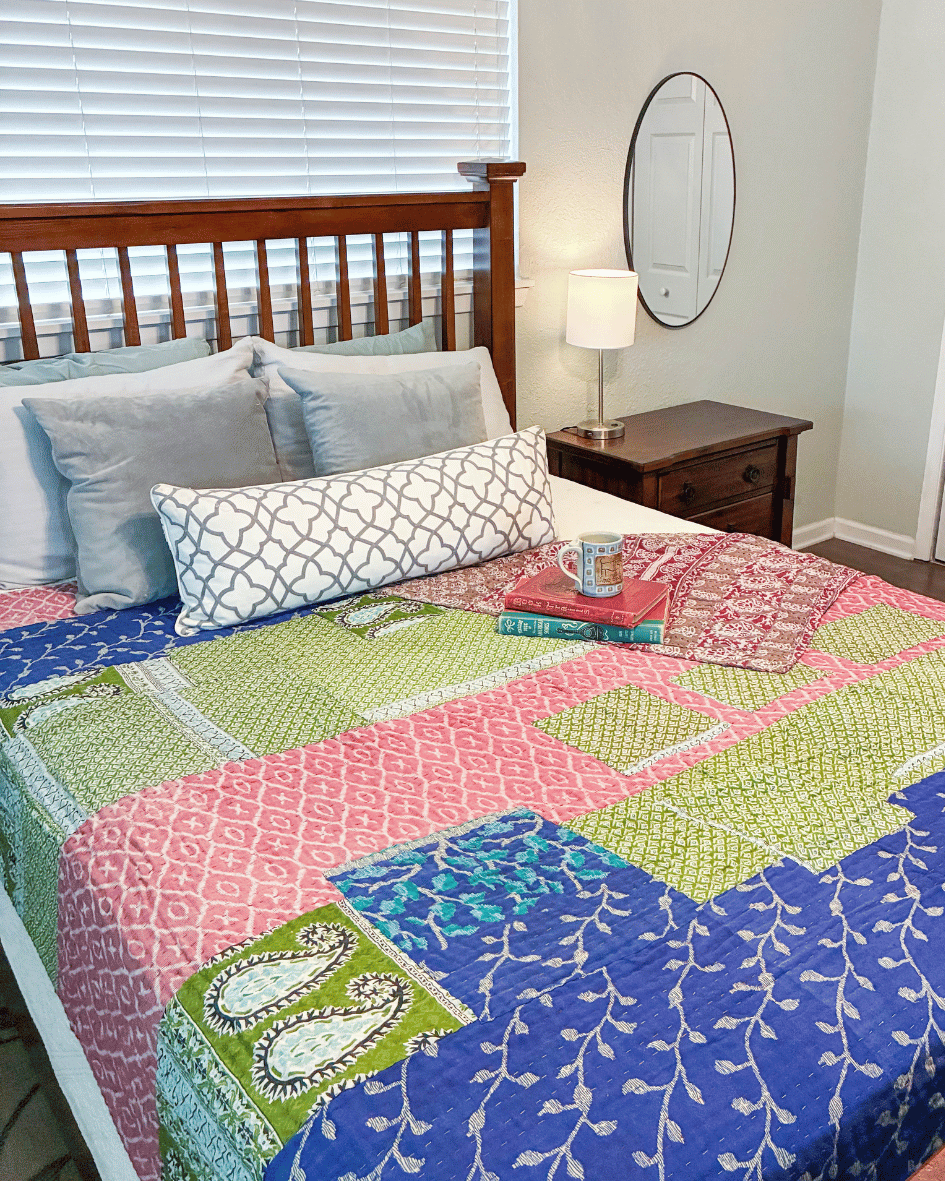 Hope Quilt - Asha Project Kantha - Saree - Handmade