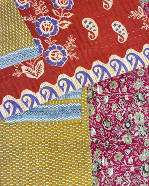 Hope Quilt - Asha Project Kantha - Saree - Handmade