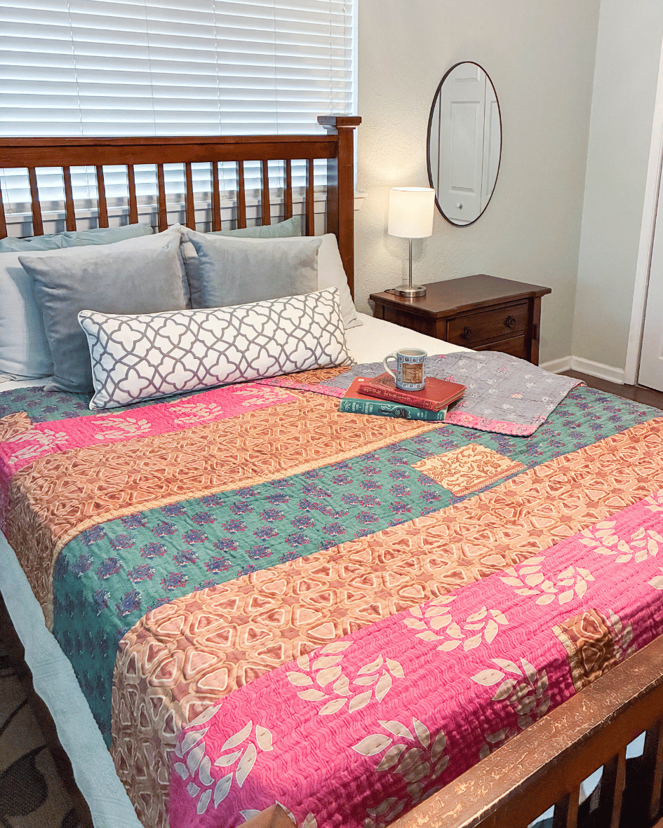 Hope Quilt - Asha Project Kantha - Saree - Handmade