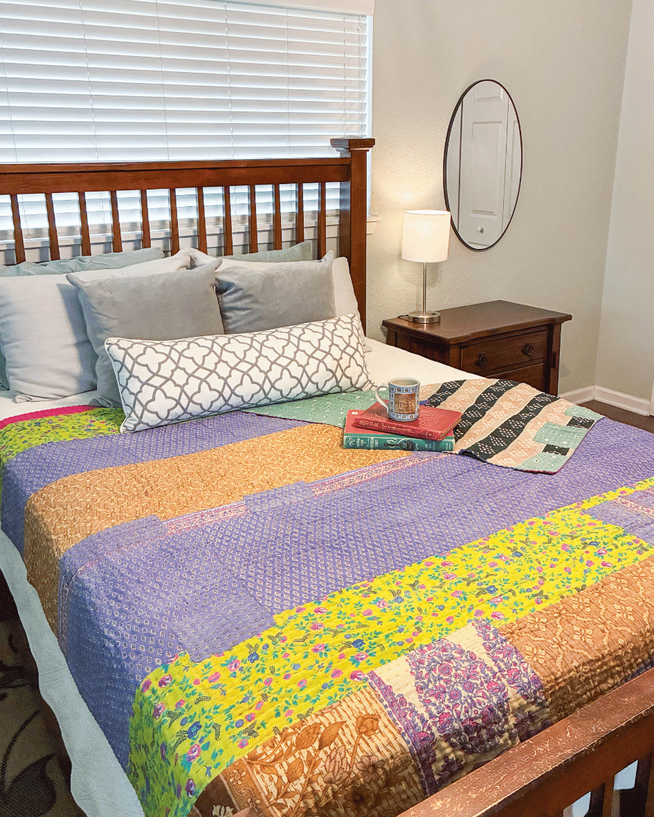 Hope Quilt - Asha Project Kantha - Saree - Handmade