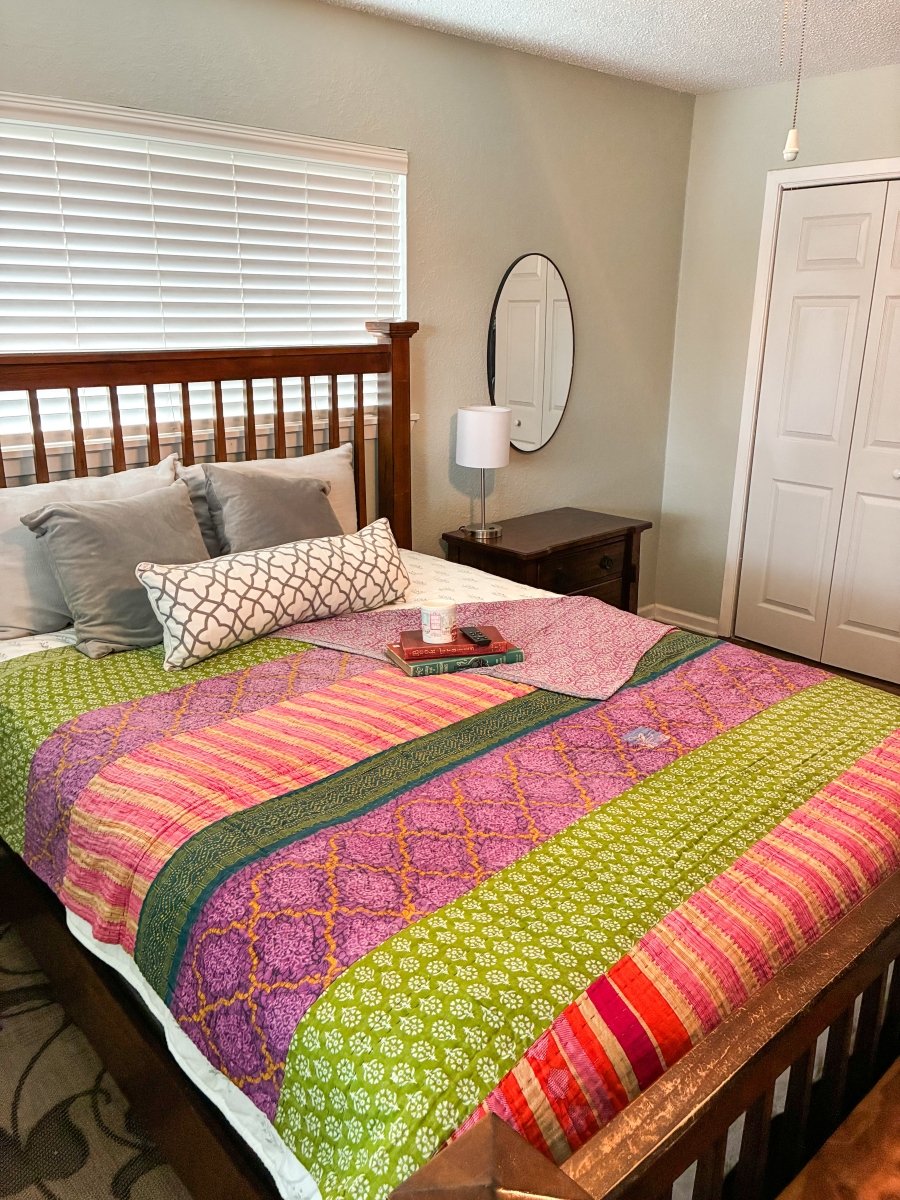 Hope Quilt - Asha Project Kantha - Saree - Handmade