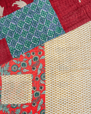 Hope Quilt - Asha Project Kantha - Saree - Handmade