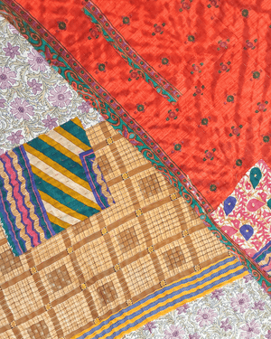 Hope Quilt - Asha Project Kantha - Saree - Handmade