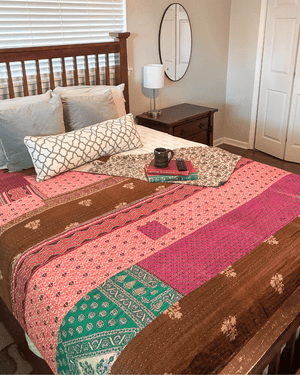 Hope Quilt - Asha Project Kantha - Saree - Handmade