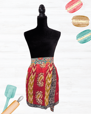 Kantha Apron - Asha Project Kantha - Saree - Handmade