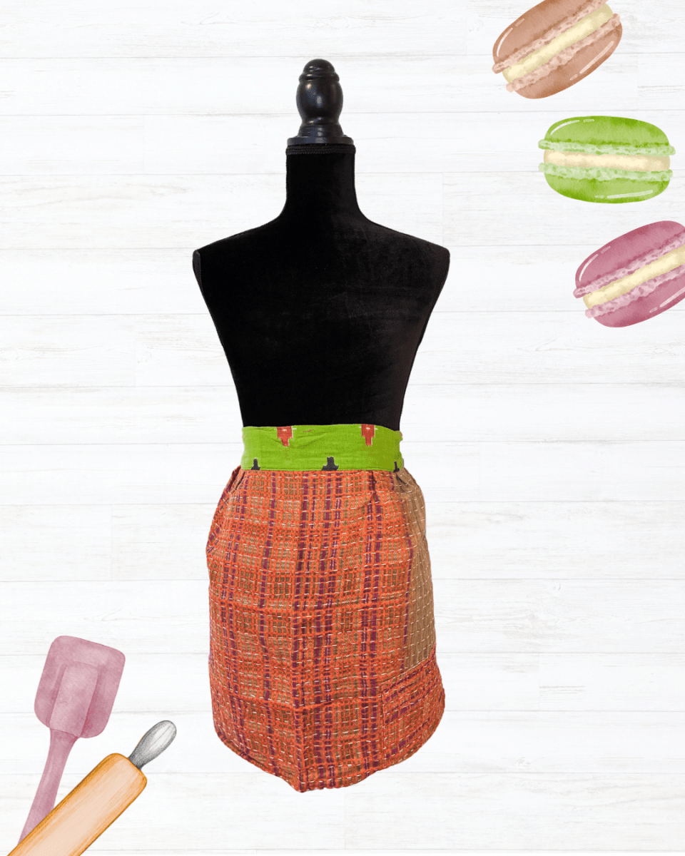 Kantha Apron - Asha Project Kantha - Saree - Handmade