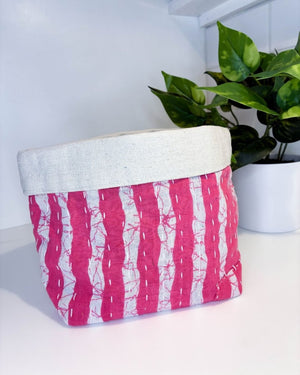 Kantha Basket - Asha Project Kantha - Saree - Handmade