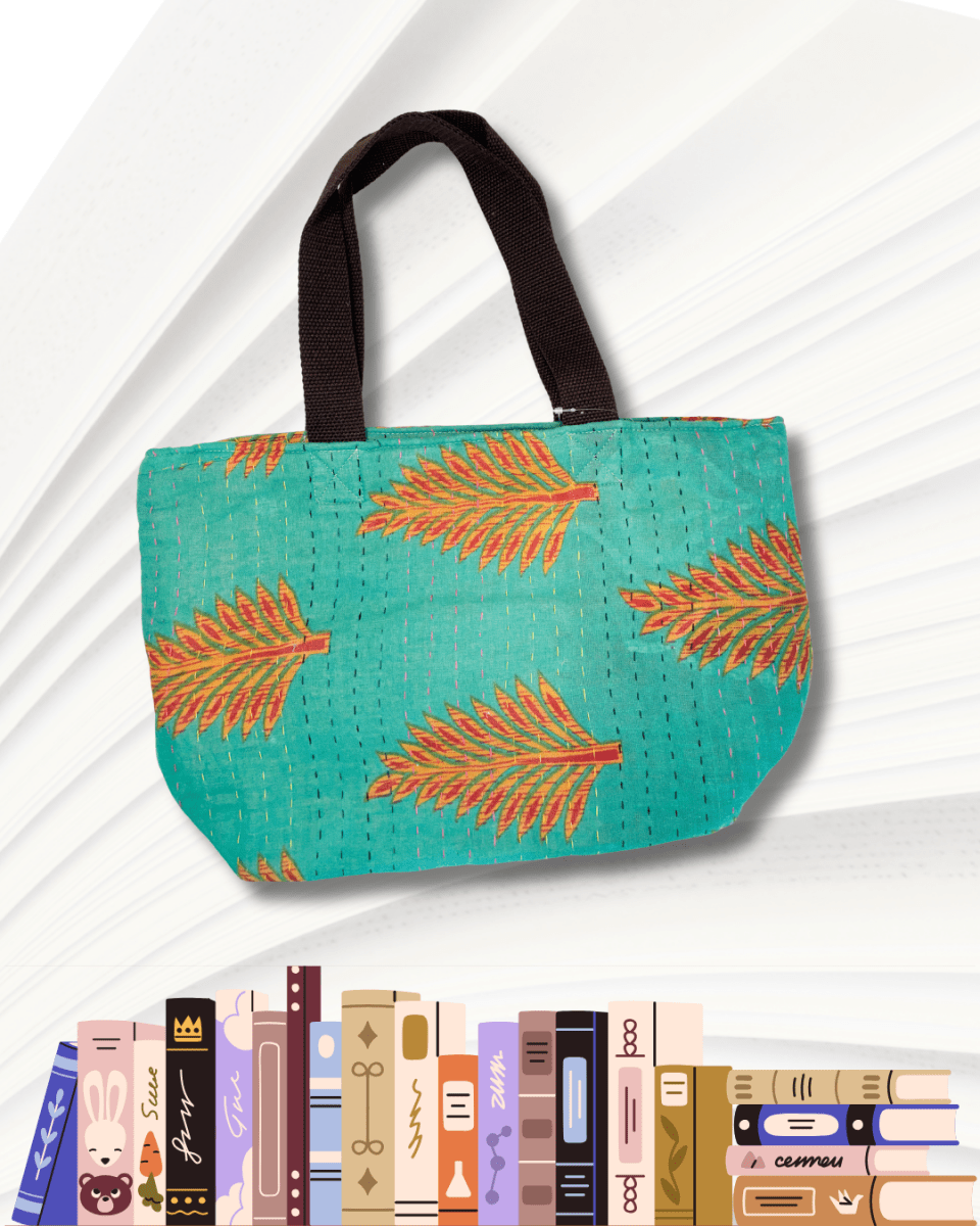Kantha Bible Bag - Asha Project Kantha - Saree - Handmade