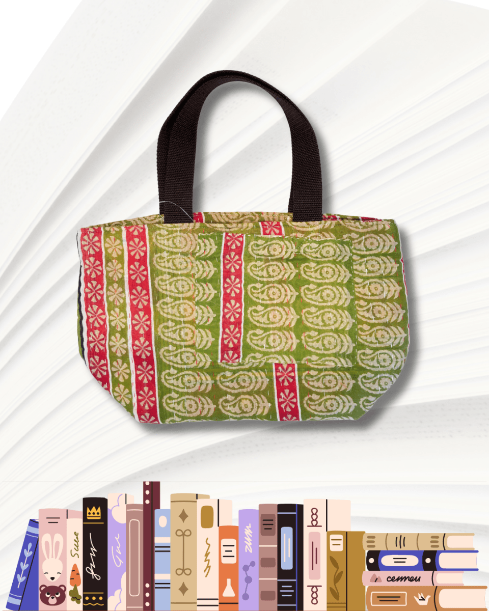 Kantha Bible Bag - Asha Project Kantha - Saree - Handmade