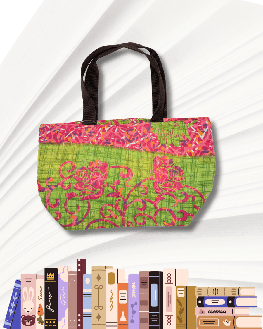 Kantha Bible Bag - Asha Project Kantha - Saree - Handmade
