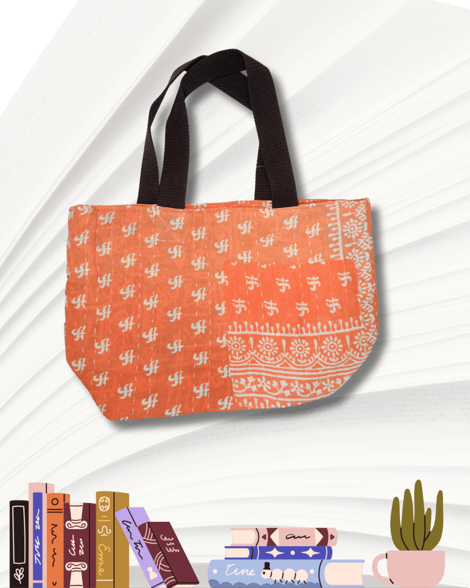 Kantha Bible Bag - Asha Project Kantha - Saree - Handmade