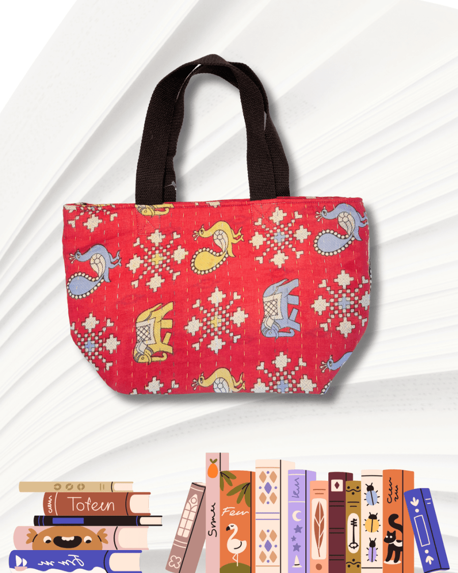 Kantha Bible Bag - Asha Project Kantha - Saree - Handmade