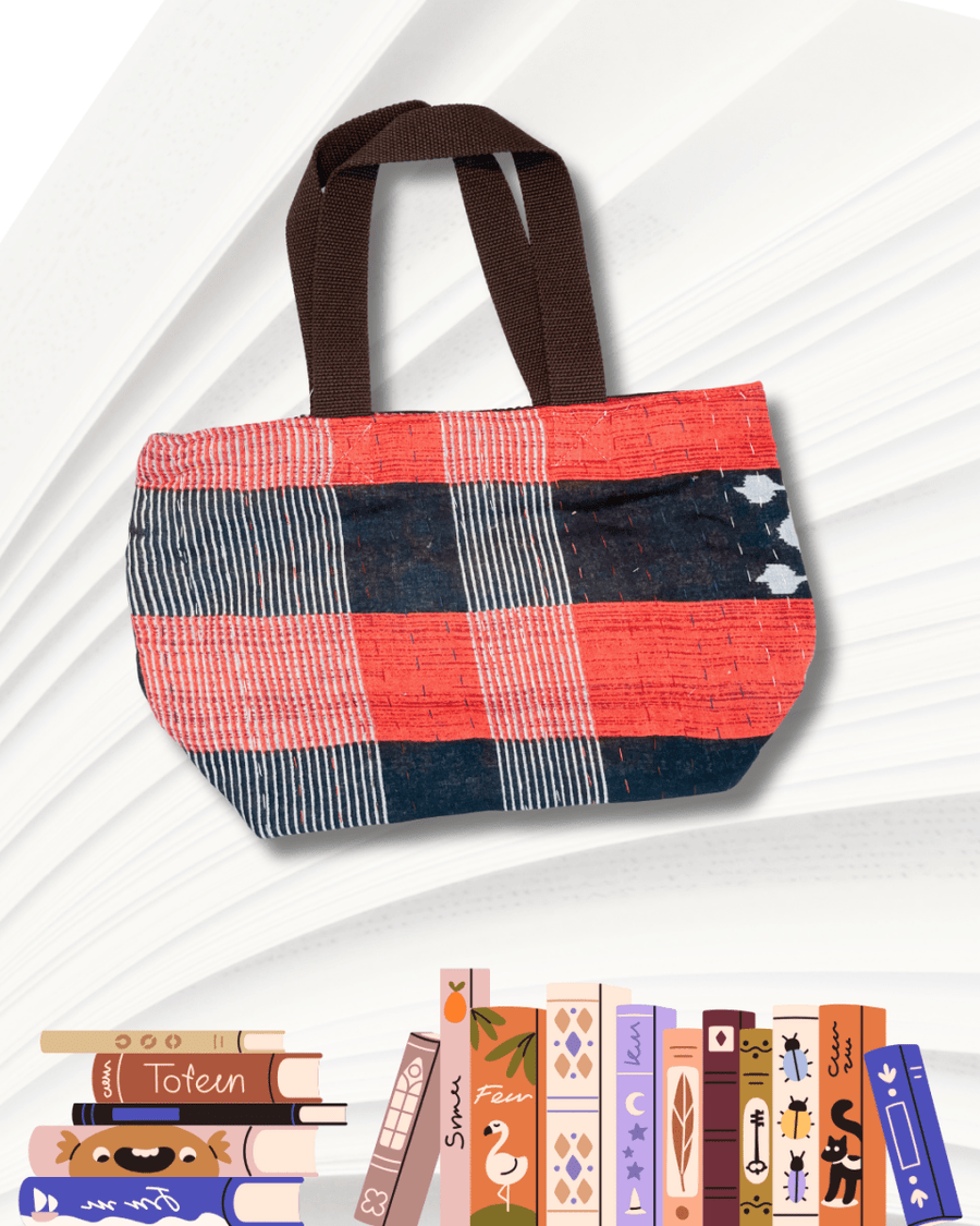 Kantha Bible Bag - Asha Project Kantha - Saree - Handmade