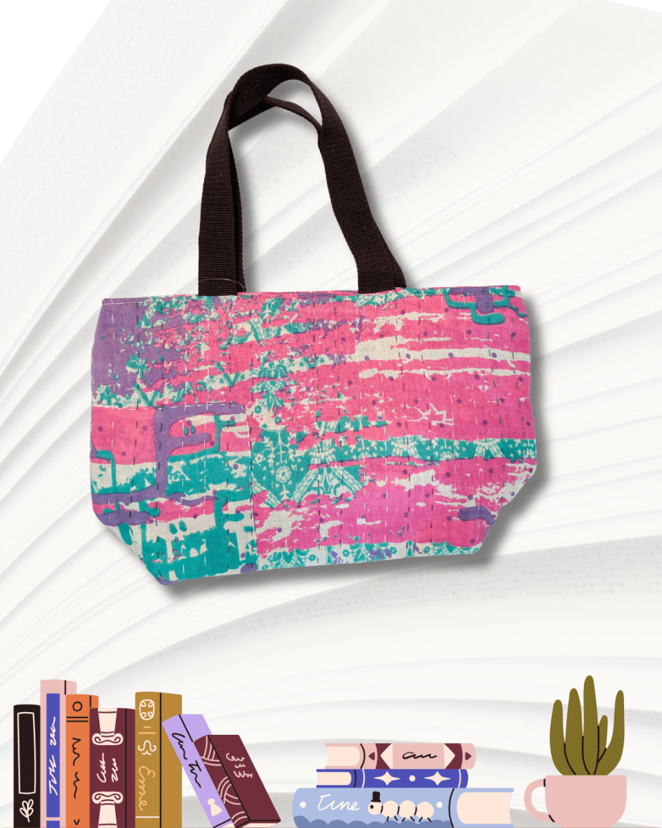Kantha Bible Bag - Asha Project Kantha - Saree - Handmade