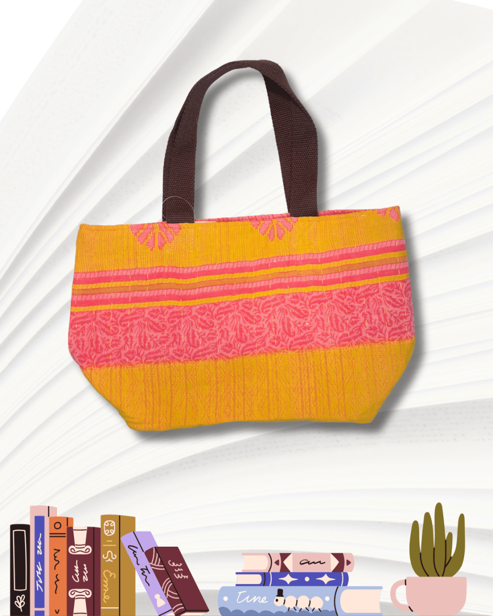 Kantha Bible Bag - Asha Project Kantha - Saree - Handmade