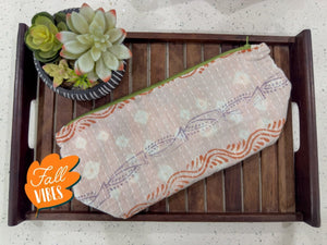 Kantha Cosmetic Bag | Extra Large - Asha Project Kantha - Saree - Handmade