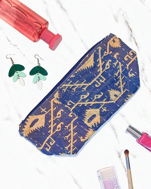 Kantha Cosmetic Bag | Large - Asha Project Kantha - Saree - Handmade