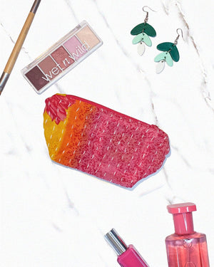 Kantha Cosmetic Bag | Small - Asha Project Kantha - Saree - Handmade