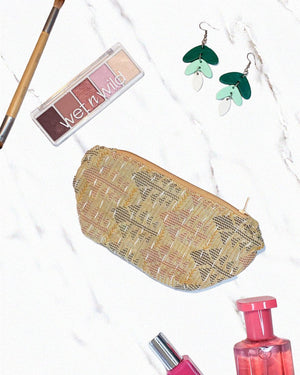 Kantha Cosmetic Bag | Small - Asha Project Kantha - Saree - Handmade