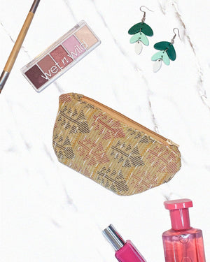 Kantha Cosmetic Bag | Small - Asha Project Kantha - Saree - Handmade