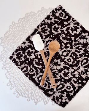 Kantha Dish Cloth - Asha Project Kantha - Saree - Handmade