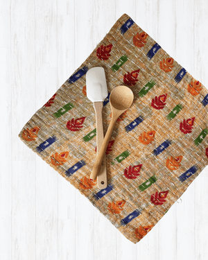 Kantha Dish Cloth - Asha Project Kantha-Saree-Handmade